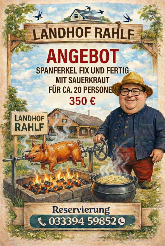 Landhof Rahlf - Spanferkel