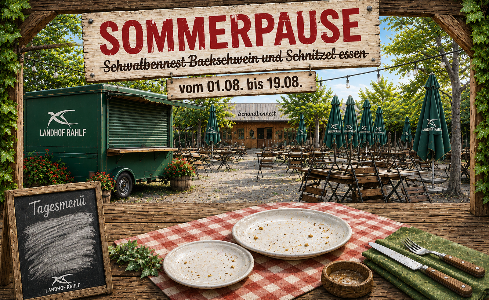 Sommerpause im Schwalbennest